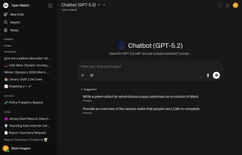 image of a chat window
